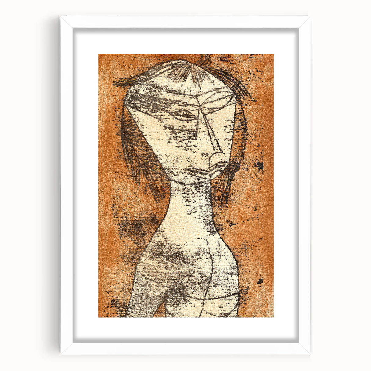 Modern Wall Art - Abstract Inner Light Portrait in Contemporary Style