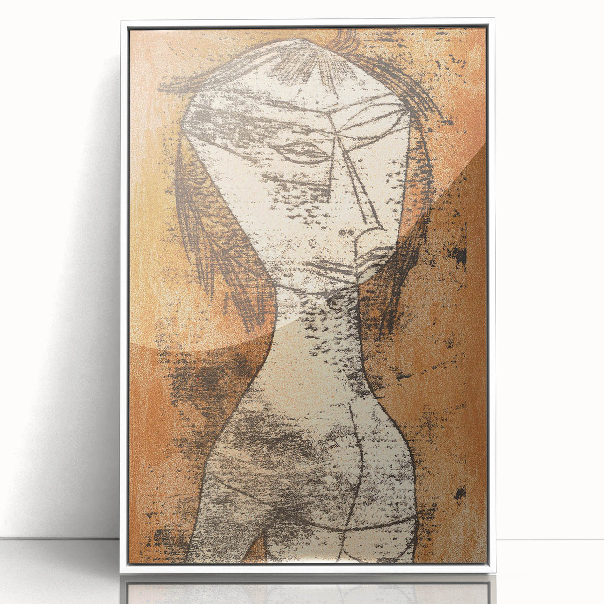 Modern Wall Art - Abstract Inner Light Portrait in Contemporary Style