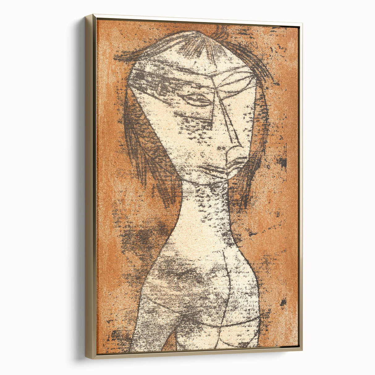 Modern Wall Art - Abstract Inner Light Portrait in Contemporary Style