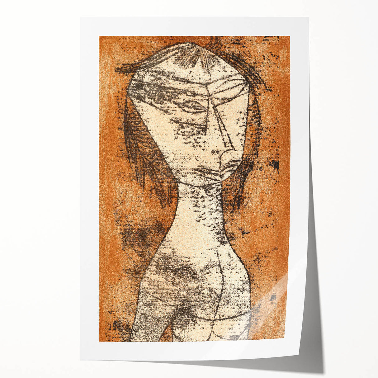 Modern Wall Art - Abstract Inner Light Portrait in Contemporary Style