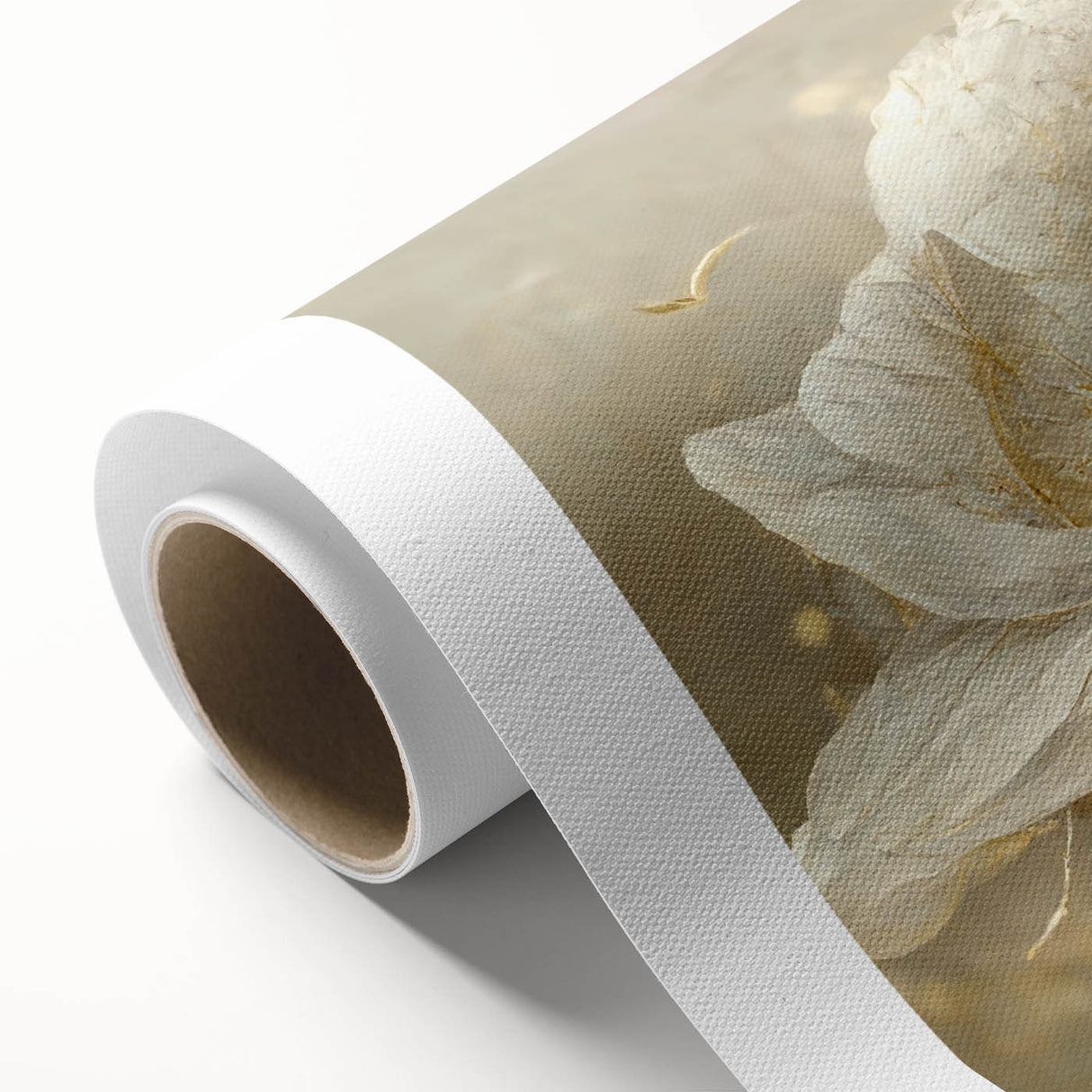 Abstract floral wall art on rolled canvas, showcasing vibrant colors and intricate patterns, perfect for enhancing modern home decor. Packaged securely for delivery.