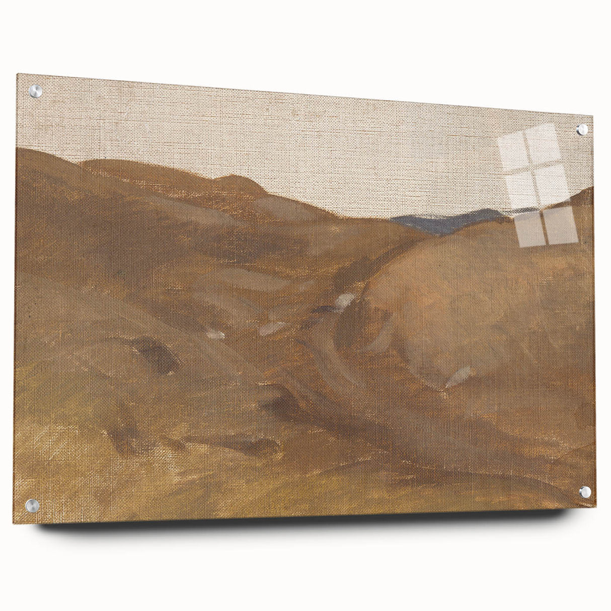Modern Earth Tones Landscape - Abstract Minimalist Wall Art