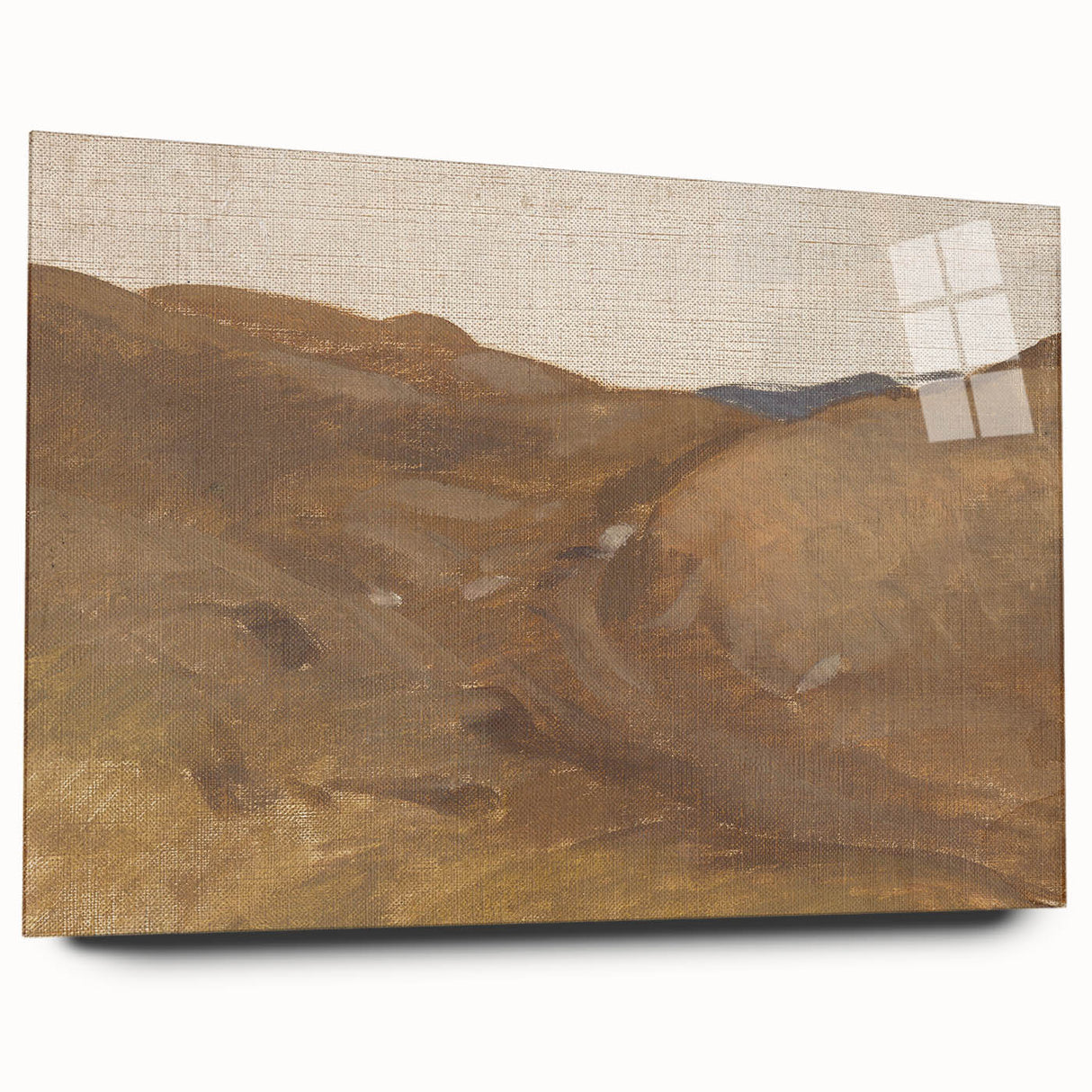 Modern Earth Tones Landscape - Abstract Minimalist Wall Art