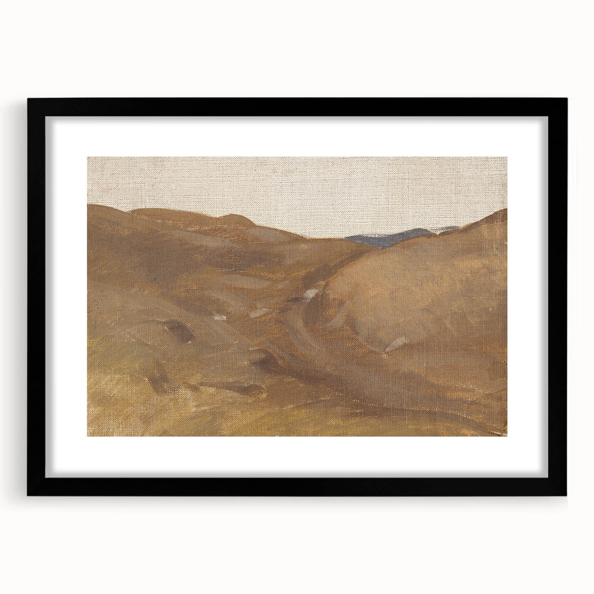 Modern Earth Tones Landscape - Abstract Minimalist Wall Art