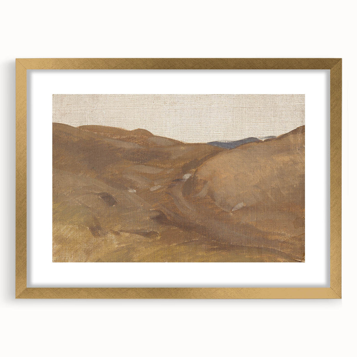 Modern Earth Tones Landscape - Abstract Minimalist Wall Art
