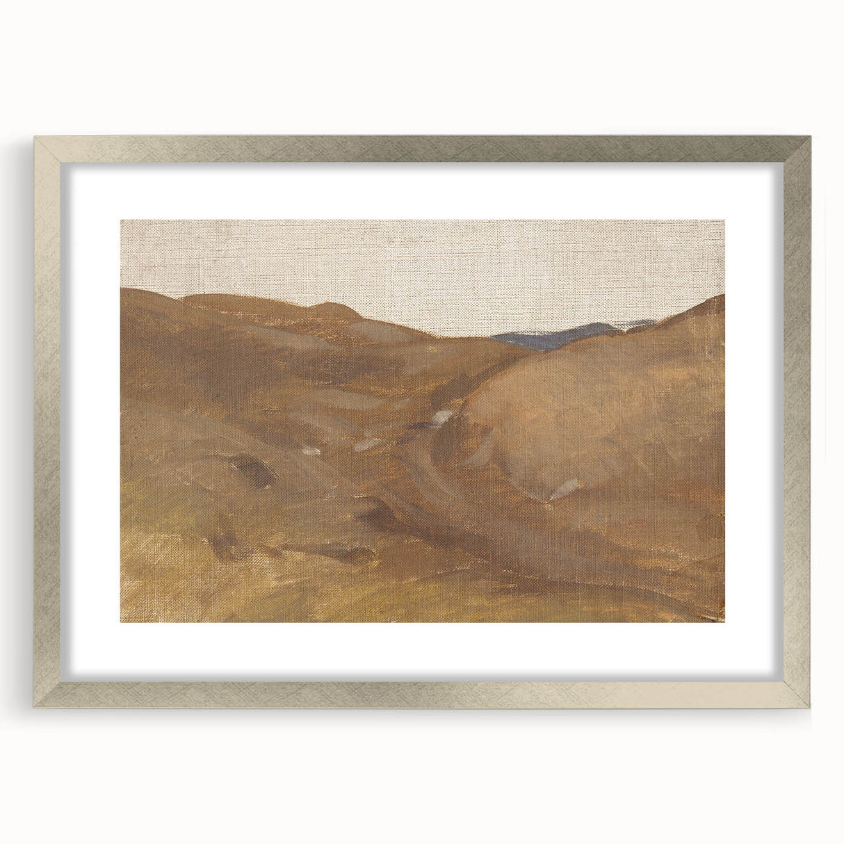 Modern Earth Tones Landscape - Abstract Minimalist Wall Art