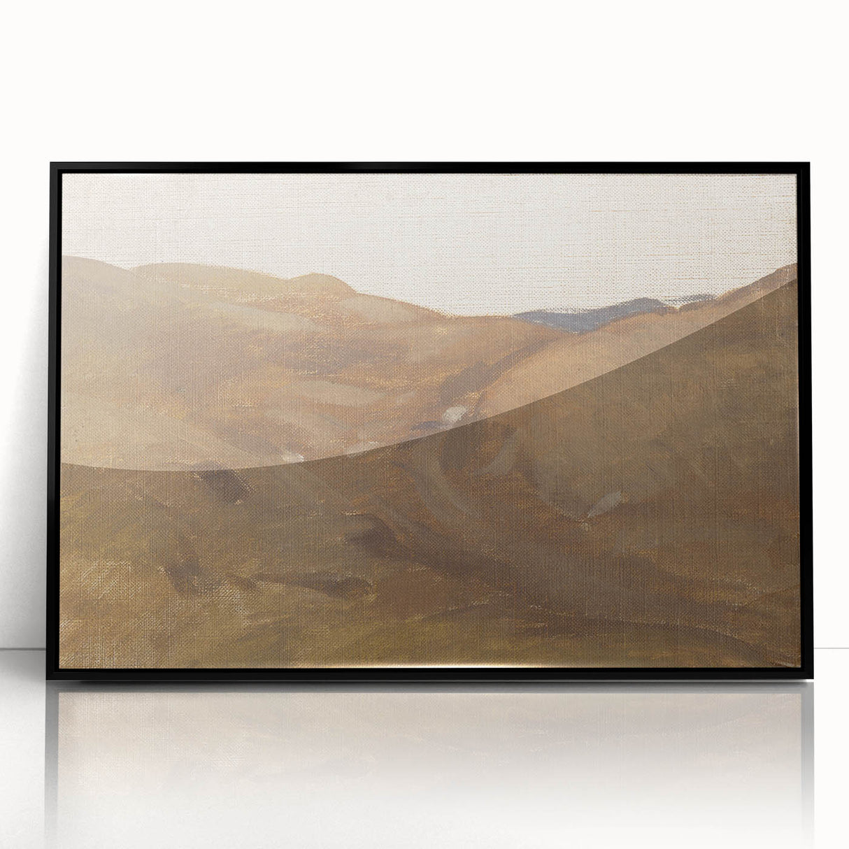 Modern Earth Tones Landscape - Abstract Minimalist Wall Art