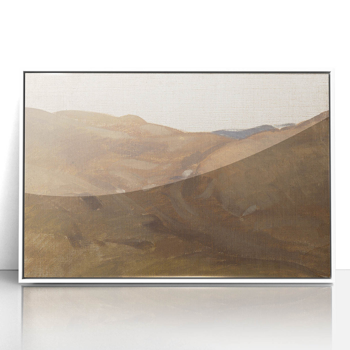 Modern Earth Tones Landscape - Abstract Minimalist Wall Art