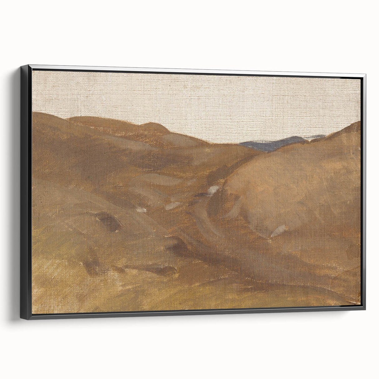 Modern Earth Tones Landscape - Abstract Minimalist Wall Art