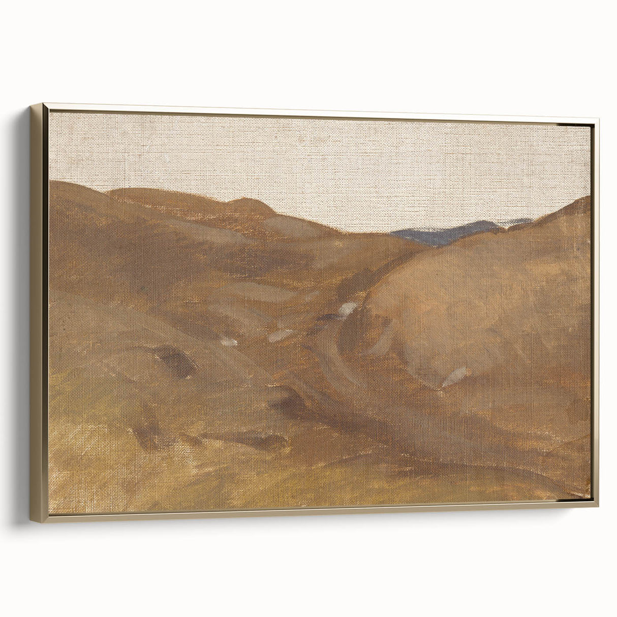 Modern Earth Tones Landscape - Abstract Minimalist Wall Art