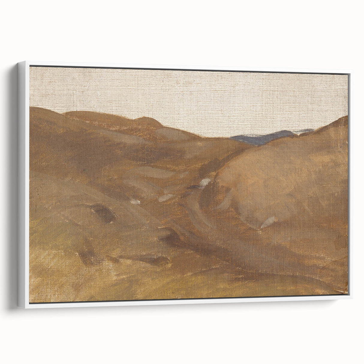 Modern Earth Tones Landscape - Abstract Minimalist Wall Art