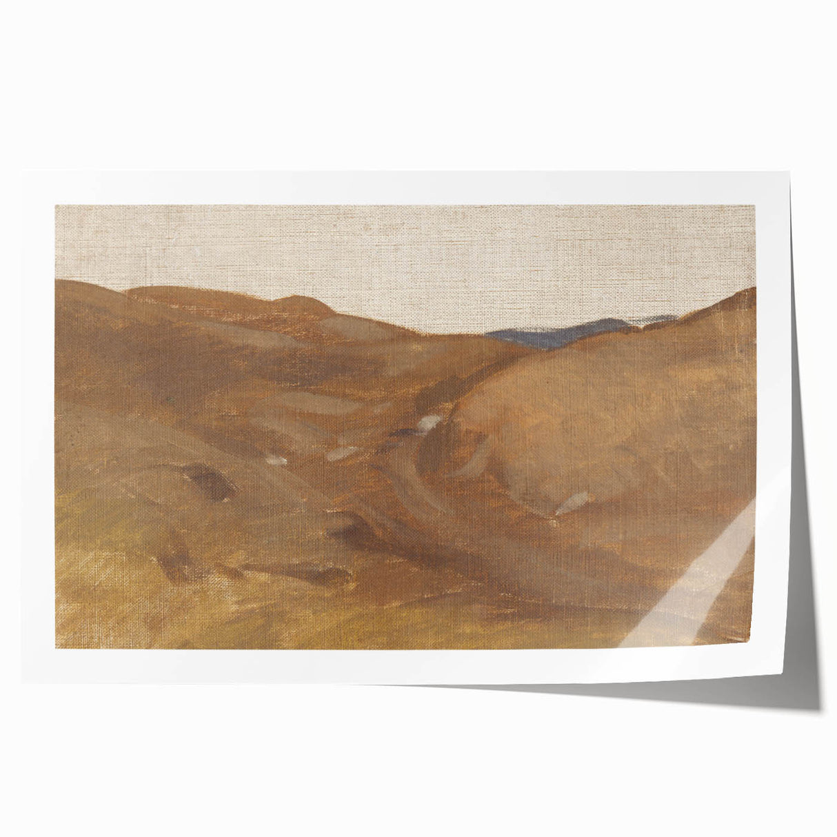 Modern Earth Tones Landscape - Abstract Minimalist Wall Art