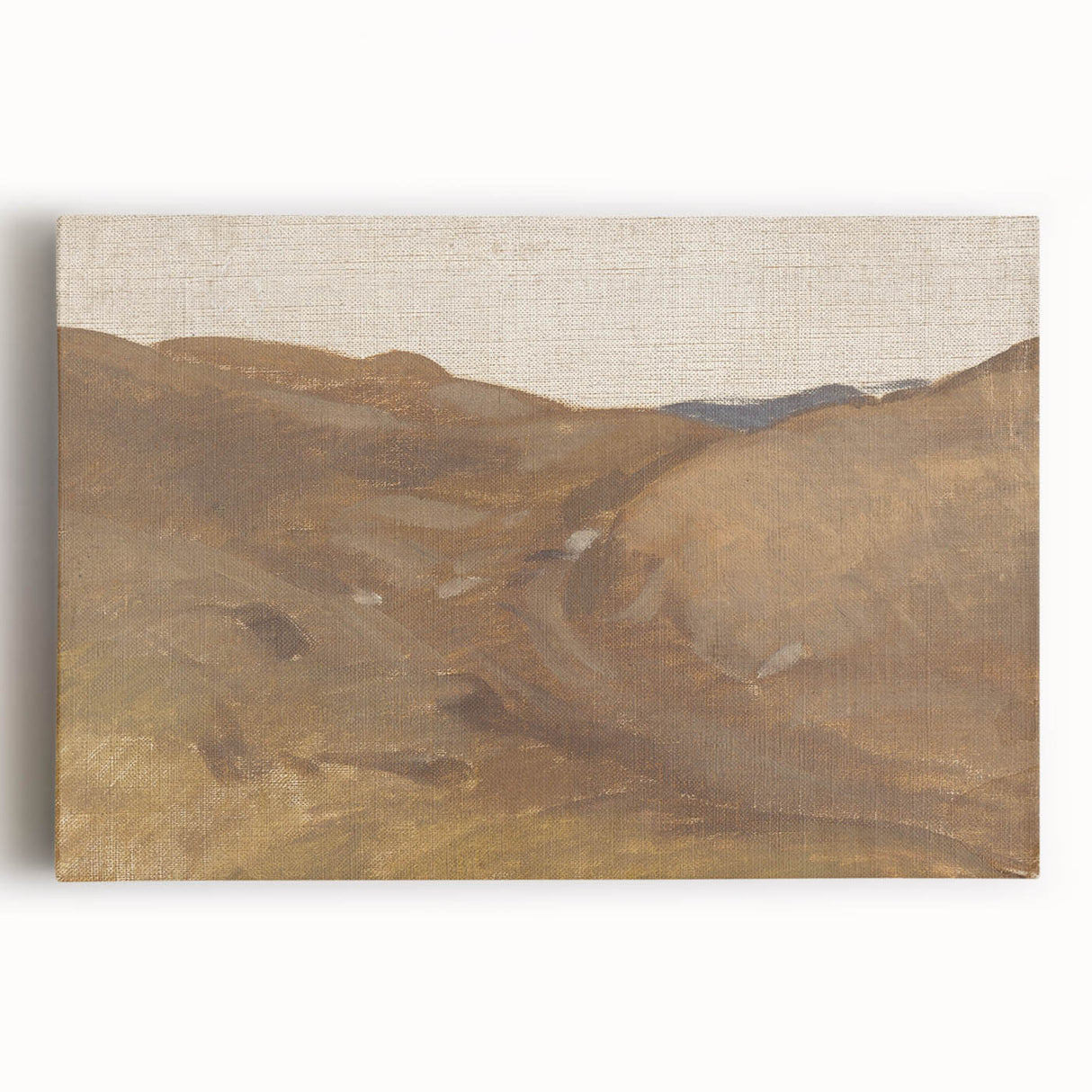 Modern Earth Tones Landscape - Abstract Minimalist Wall Art