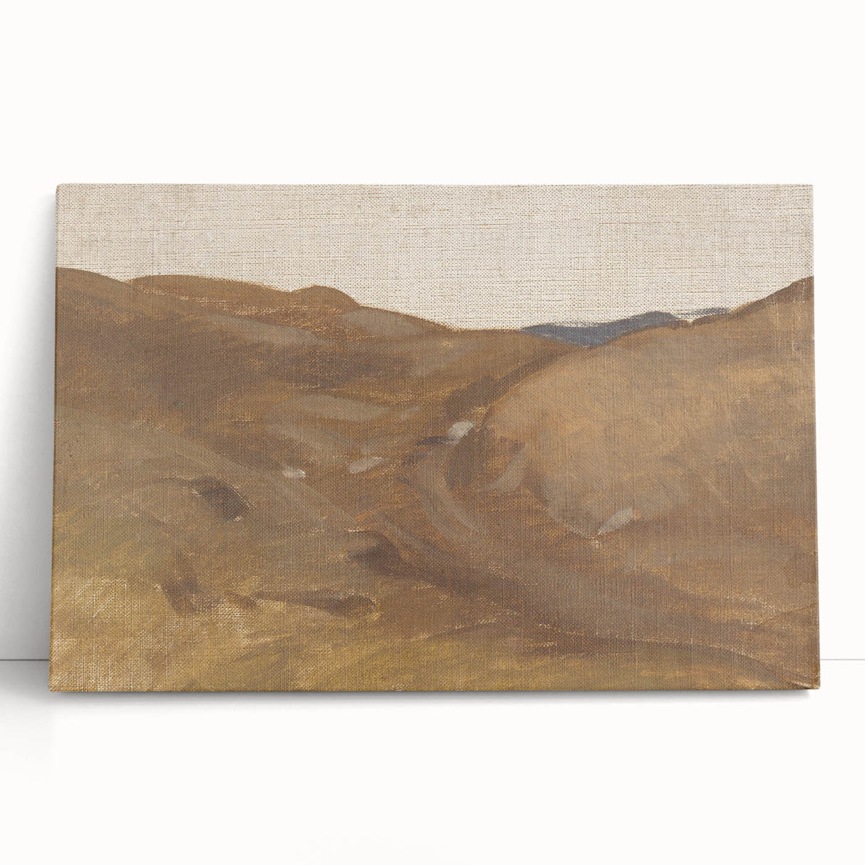 Modern Earth Tones Landscape - Abstract Minimalist Wall Art