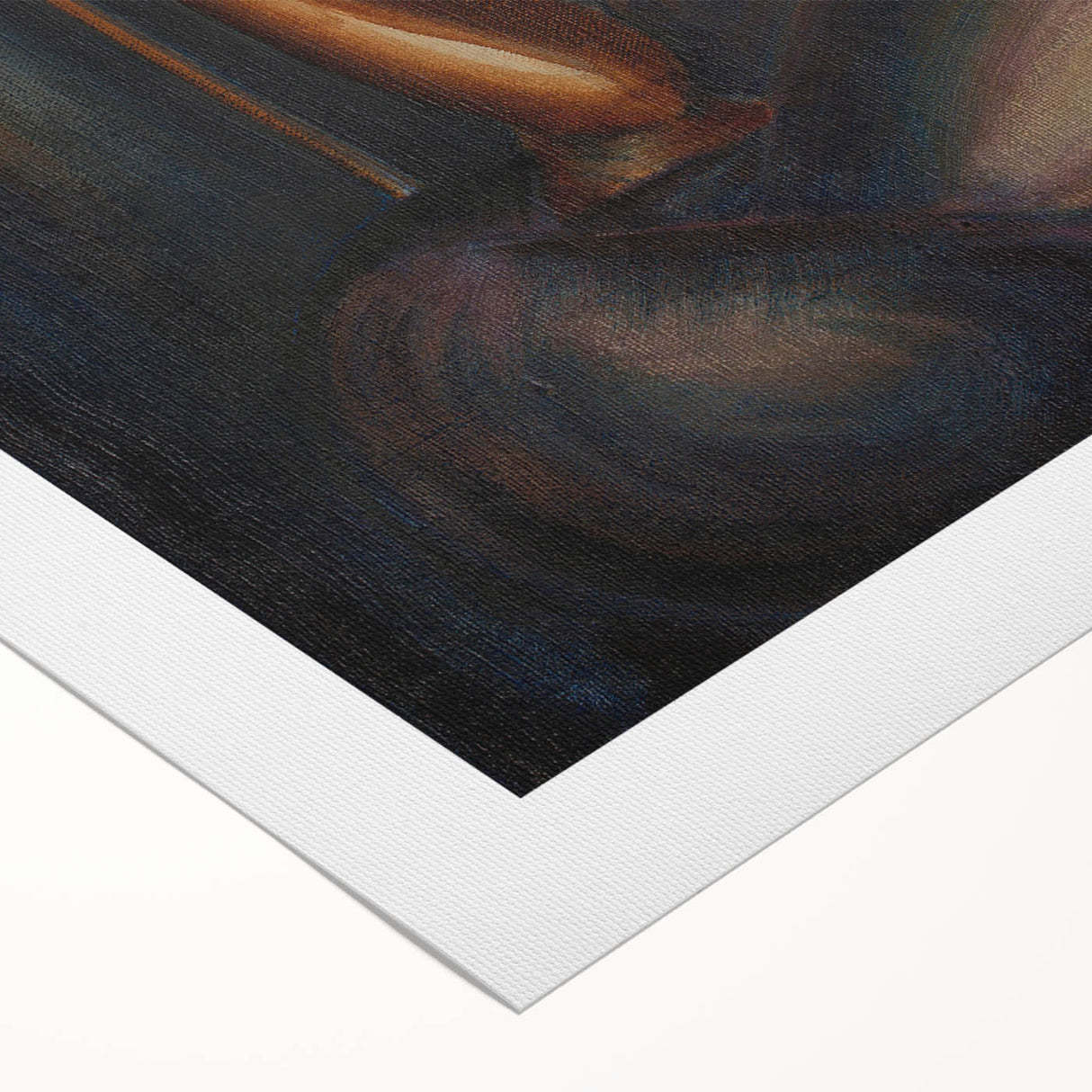 Modern Wall Art - Abstract Before the Mirror Portrait in Subtle Tones