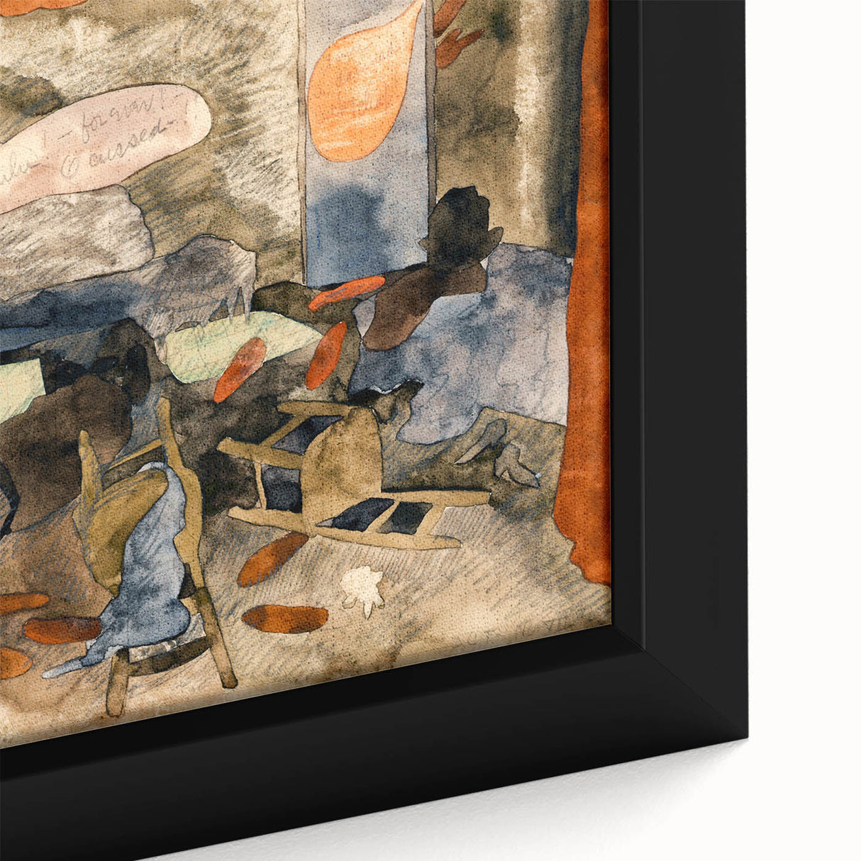 Modern Expressionist Art - Abstract Dramatic Scene Wall Decor