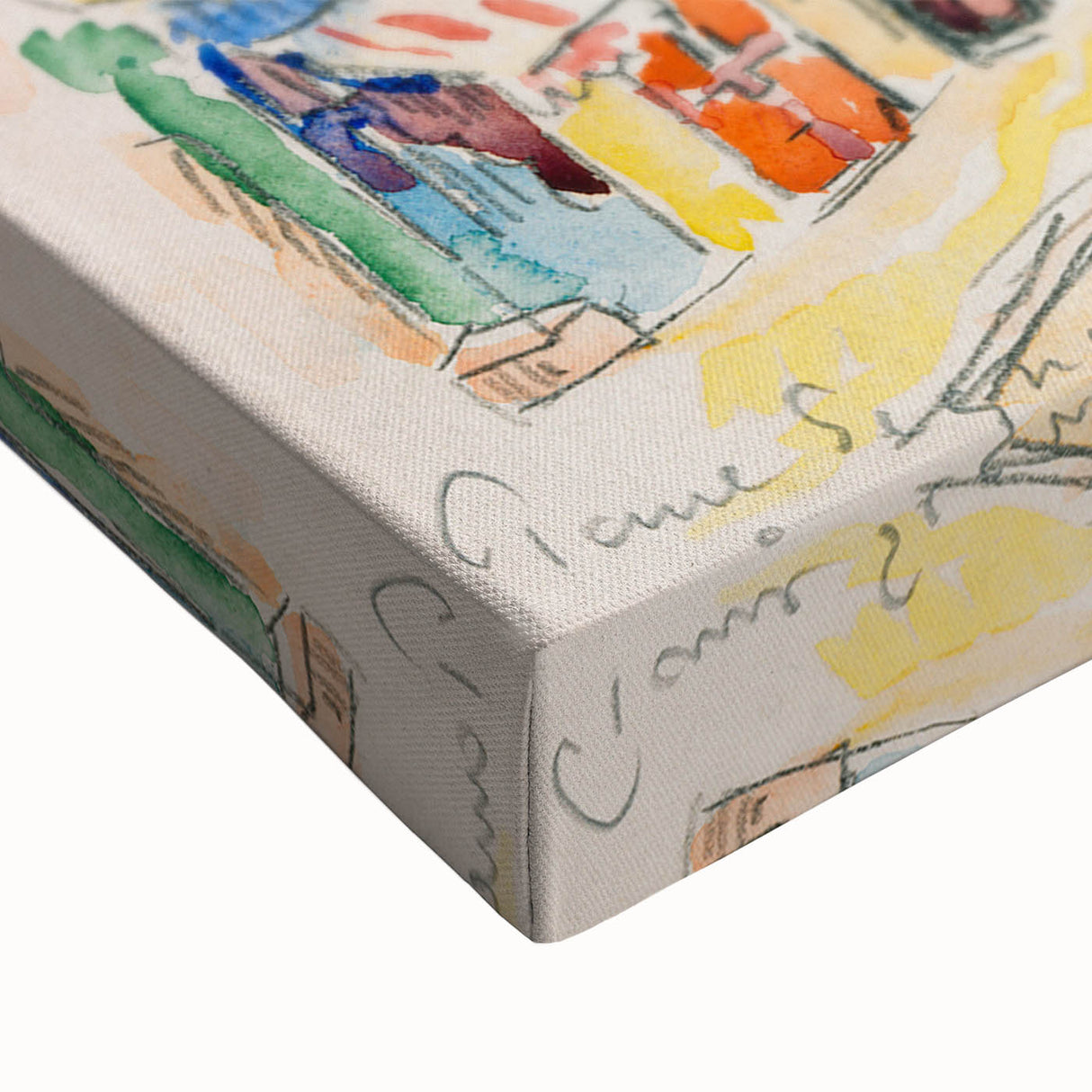 Modern Cityscape Art - Vibrant Antibes Wall Decor