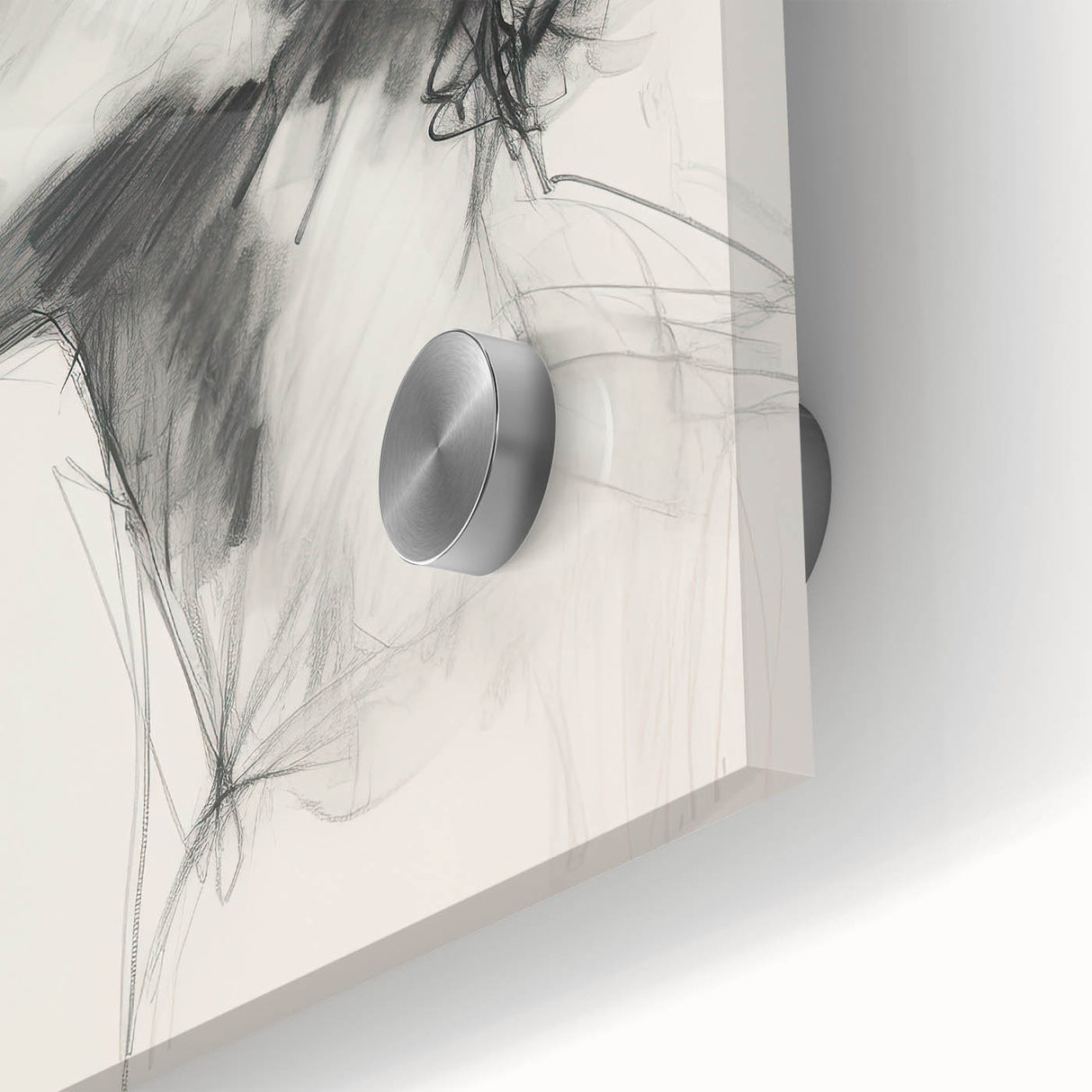 Dining Room Wall Art – Elegant Black & White Portrait Sketch