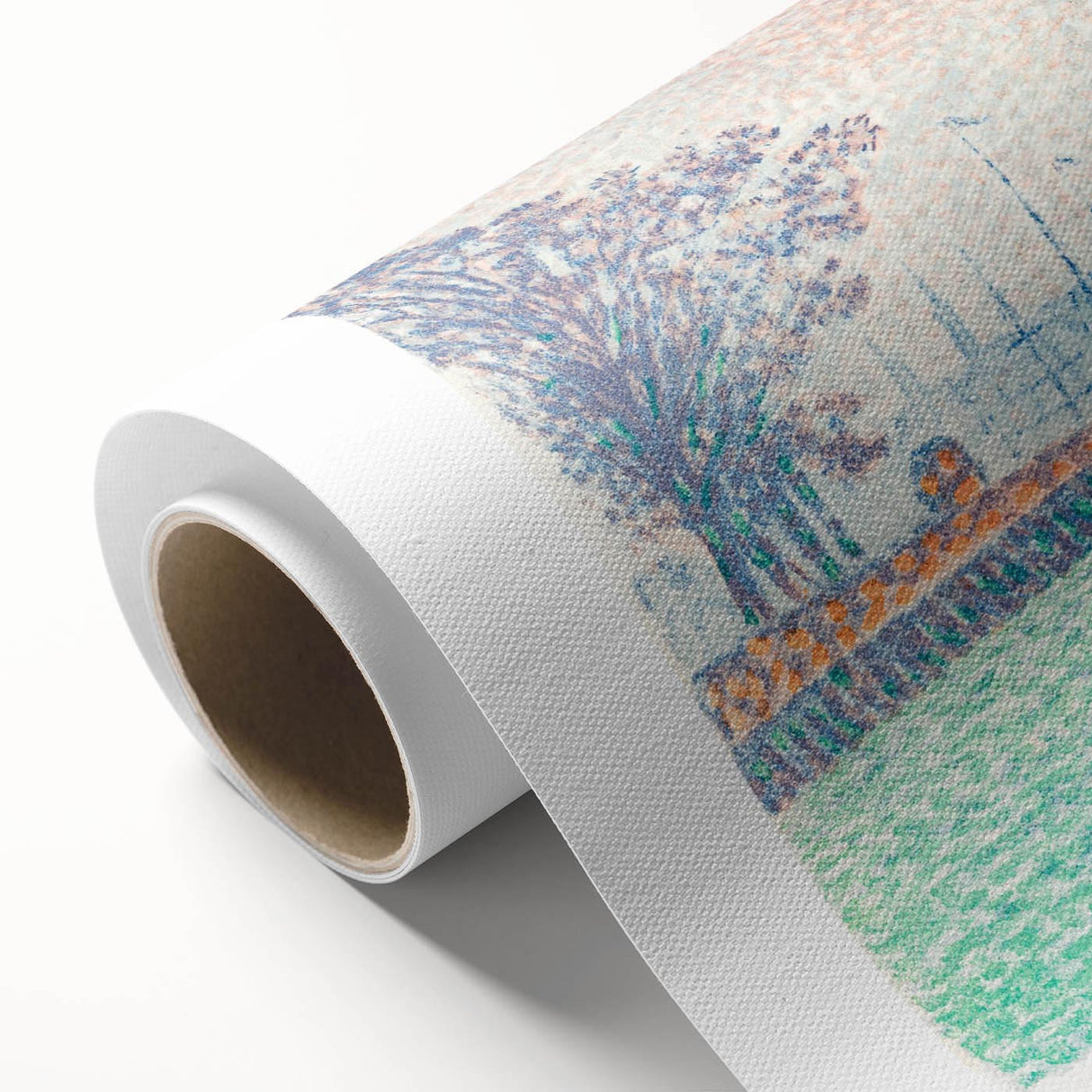 Modern Wall Art of a Tranquil Waterfront Scene - Abstract Modern Decor