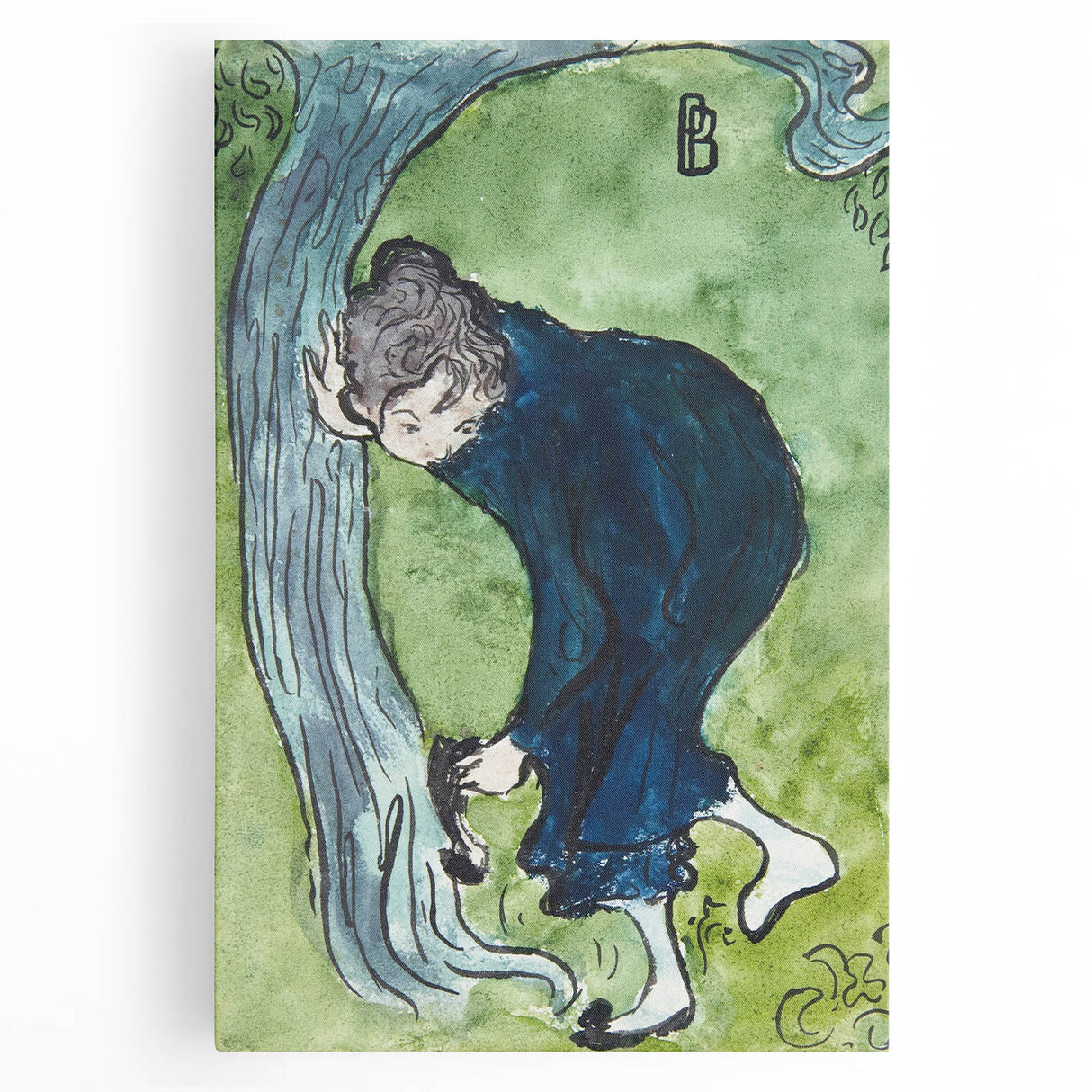 Modern Wall Art - Whimsical The False Step in Vibrant Impressionist Style