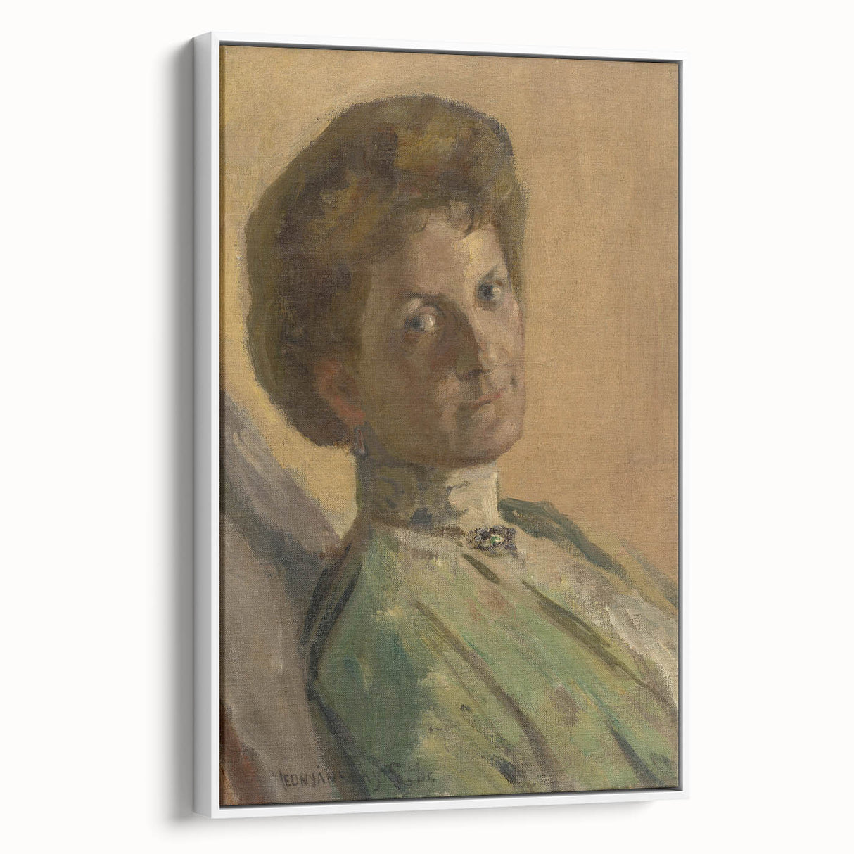 Modern Wall Art - Portrait of Countess Nyáryová in Soft Impressionist Style
