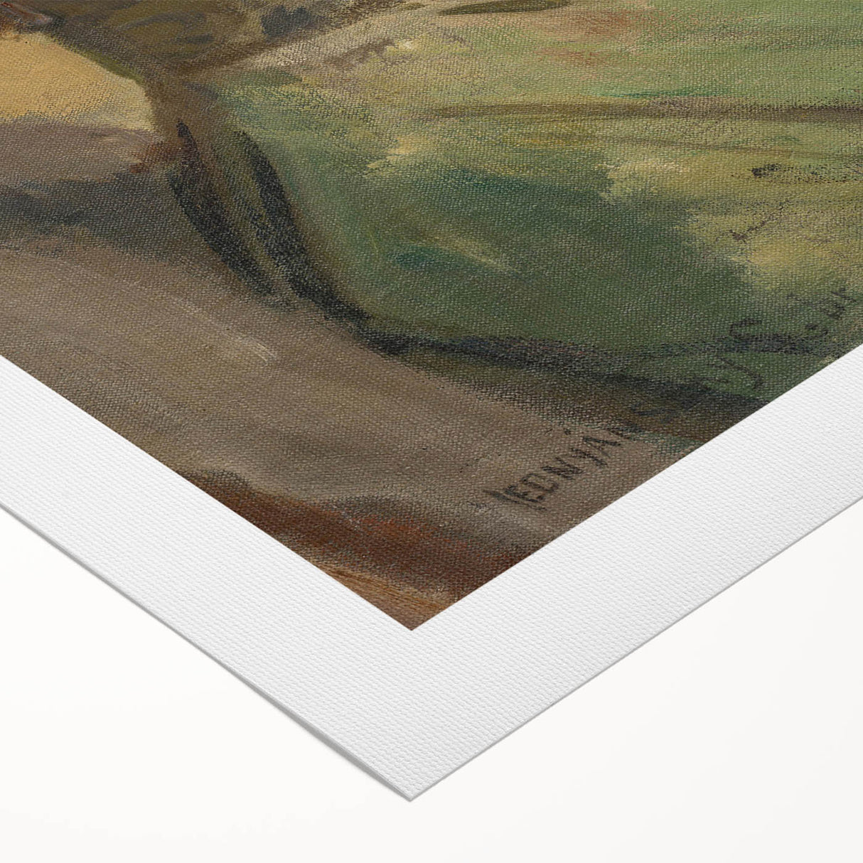 Modern Wall Art - Portrait of Countess Nyáryová in Soft Impressionist Style