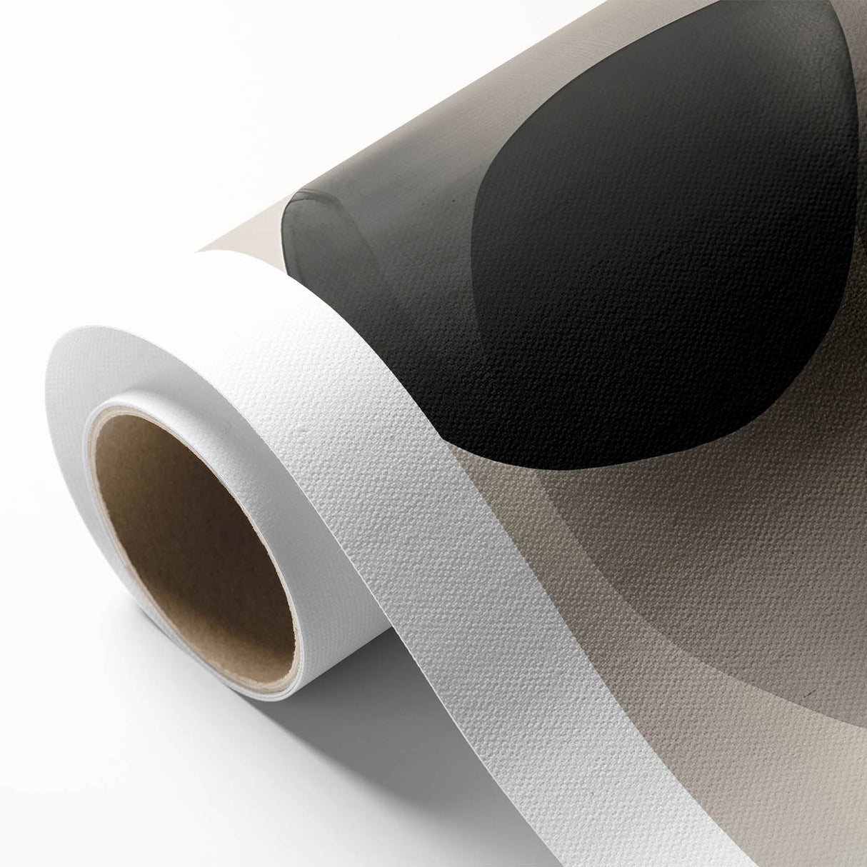 Modern Dining Room Wall Art – Abstract Black & Gray Geometry