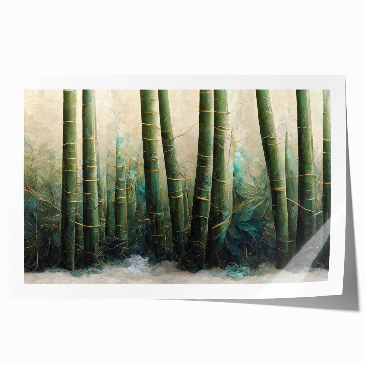 Abstract floral wall art print showcasing vibrant colors and intricate designs, perfect for modern home decor. Ideal for adding a touch of elegance to any room.