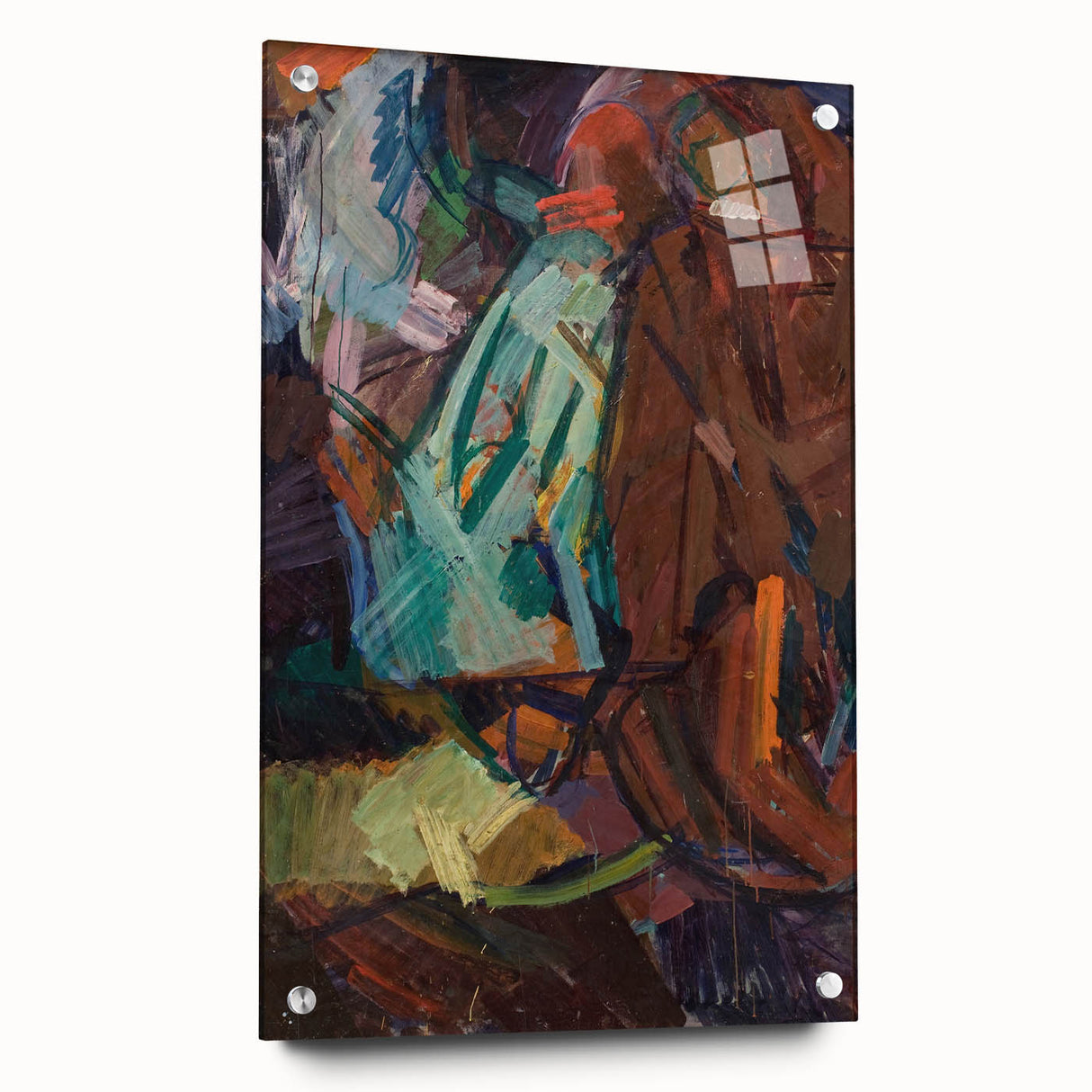 Modern Wall Art - Abstract Sketch After Delacroix in Vibrant Brushstrokes