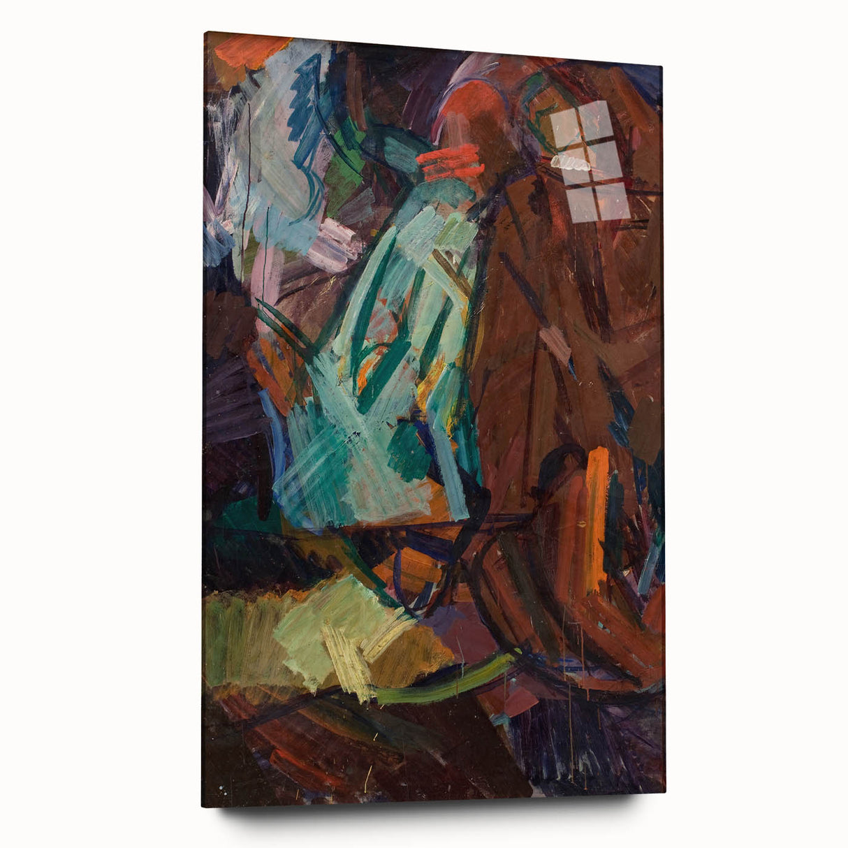 Modern Wall Art - Abstract Sketch After Delacroix in Vibrant Brushstrokes