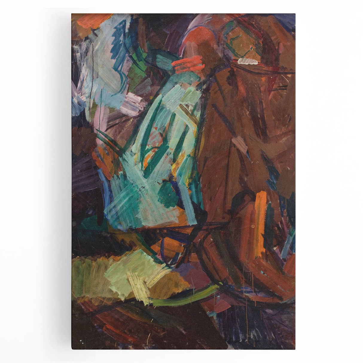 Modern Wall Art - Abstract Sketch After Delacroix in Vibrant Brushstrokes