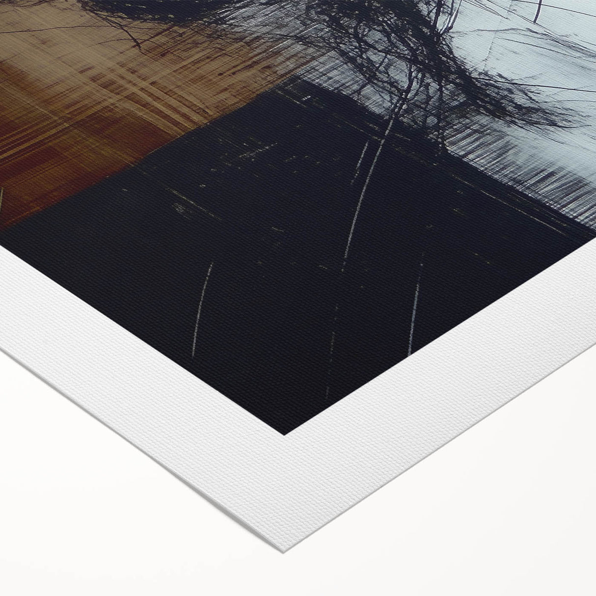 Abstract figurative wall art printed on rolled canvas, showcasing vibrant colors and intricate designs, ideal for modern home decor and artistic expression.