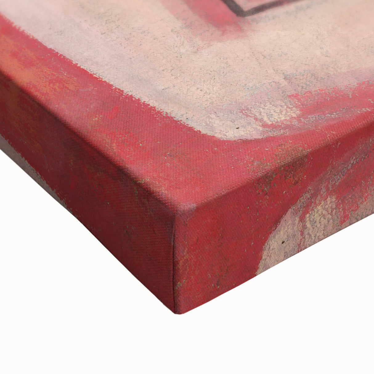 Modern Wall Art - Abstract Grooming Portrait in Warm Minimalist Style