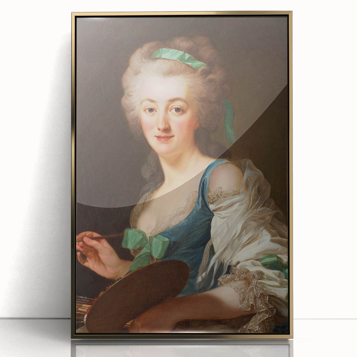 Classic Romantic Paintings - Anne Vallayer-Coster Portrait Canvas Art