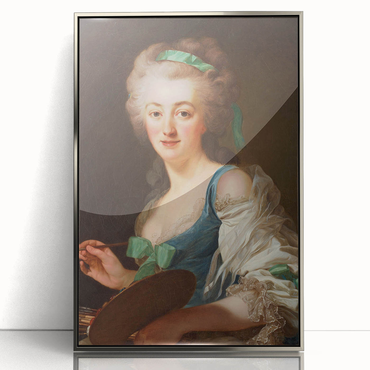 Classic Romantic Paintings - Anne Vallayer-Coster Portrait Canvas Art