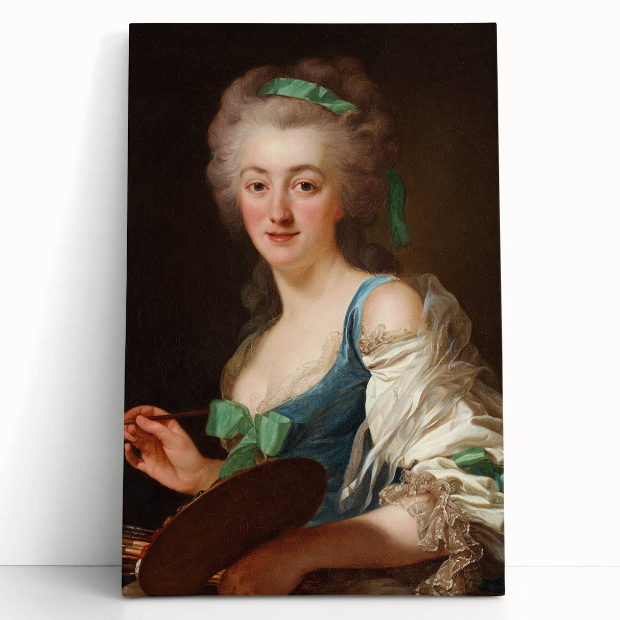 Classic Romantic Paintings - Anne Vallayer-Coster Portrait Canvas Art