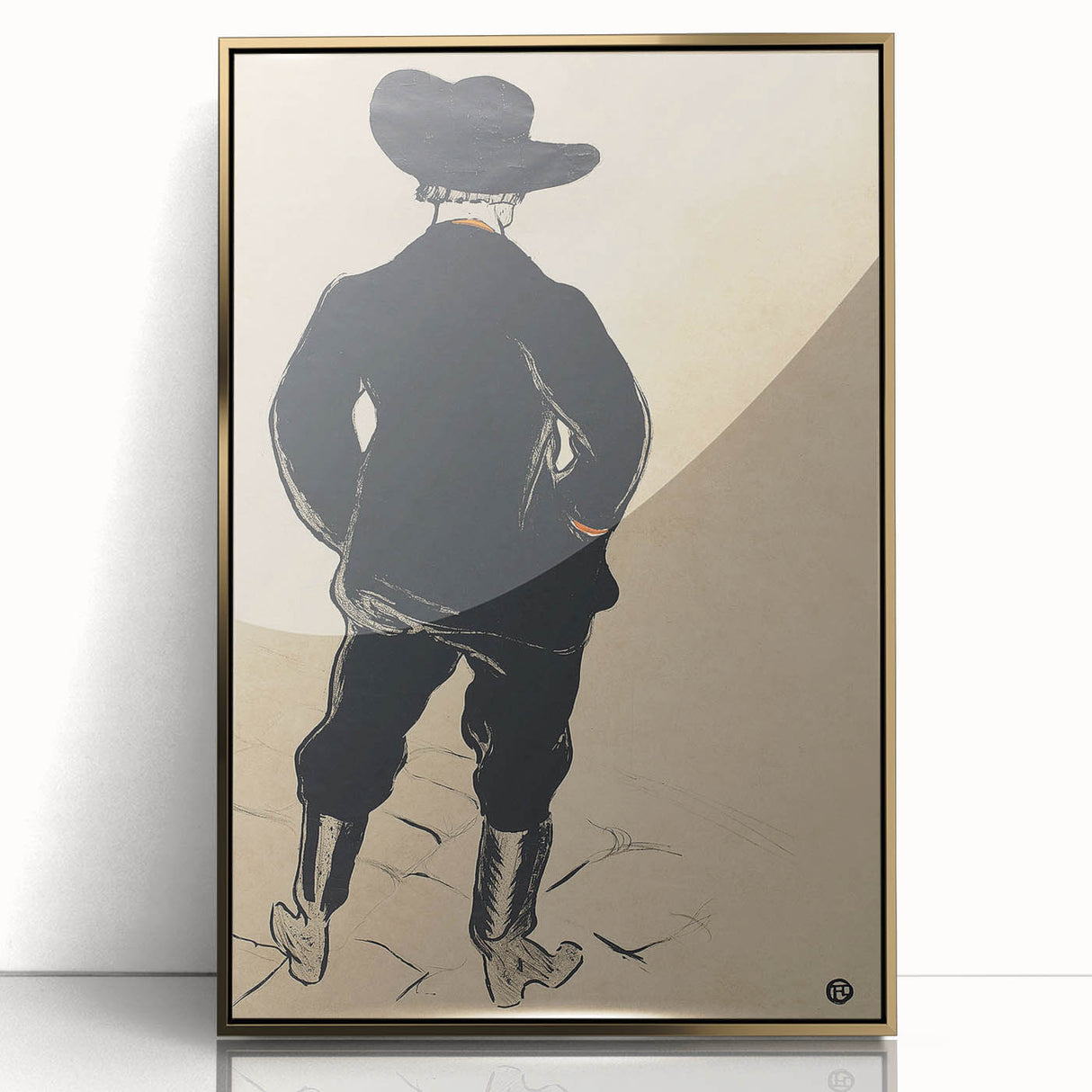 Modern Wall Art - Aristide Bruant Minimalist Poster by Toulouse-Lautrec