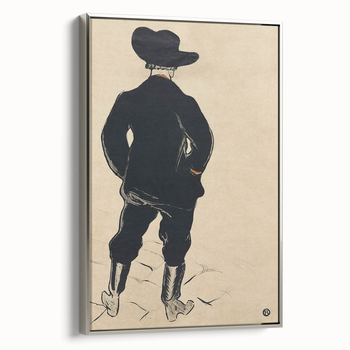 Modern Wall Art - Aristide Bruant Minimalist Poster by Toulouse-Lautrec