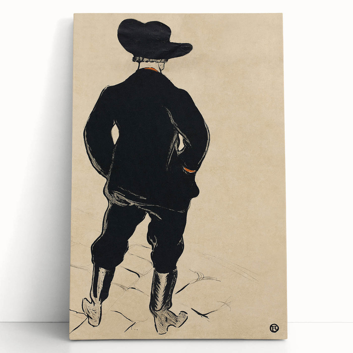 Modern Wall Art - Aristide Bruant Minimalist Poster by Toulouse-Lautrec