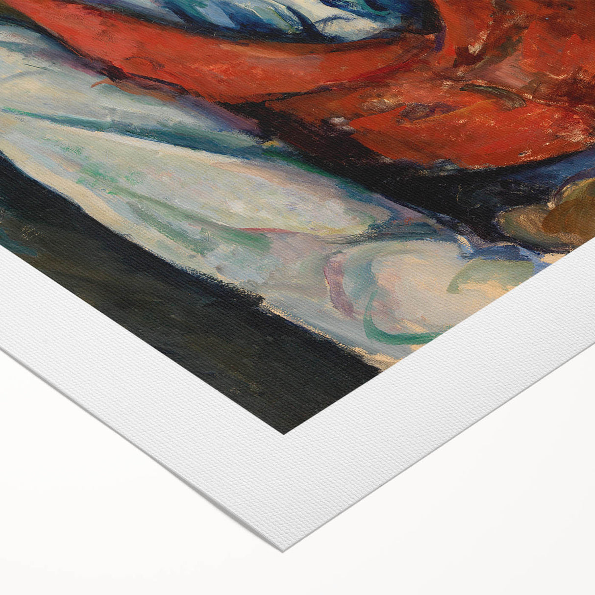 Modern Wall Art - Boy in a Red Vest Portrait by Paul Cézanne