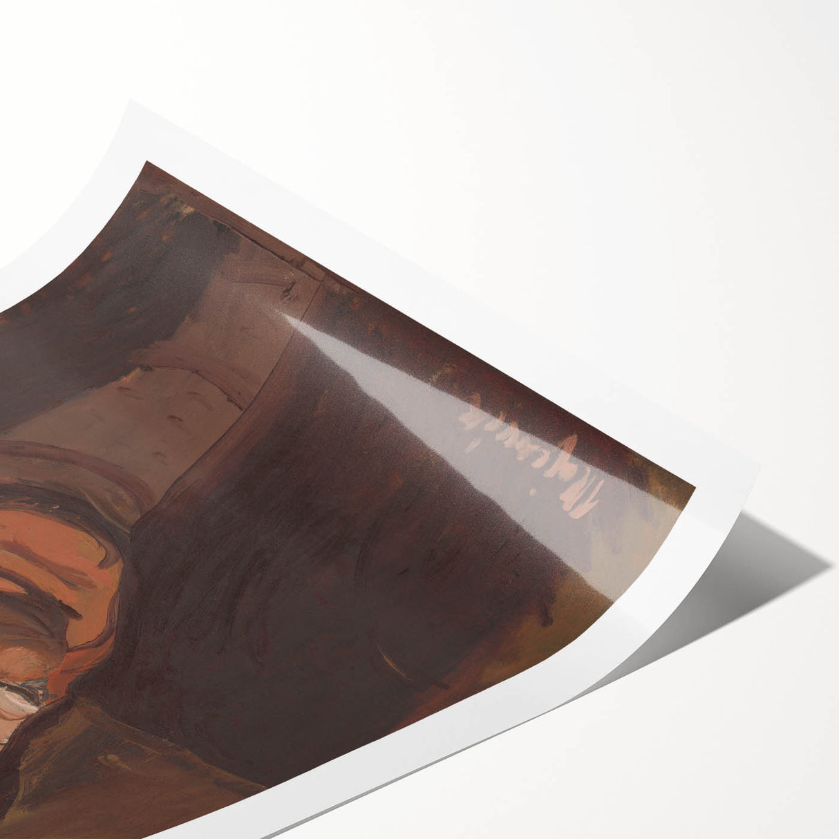 Modern Wall Art - Expressive Clown Portrait by Cyprián Majerník