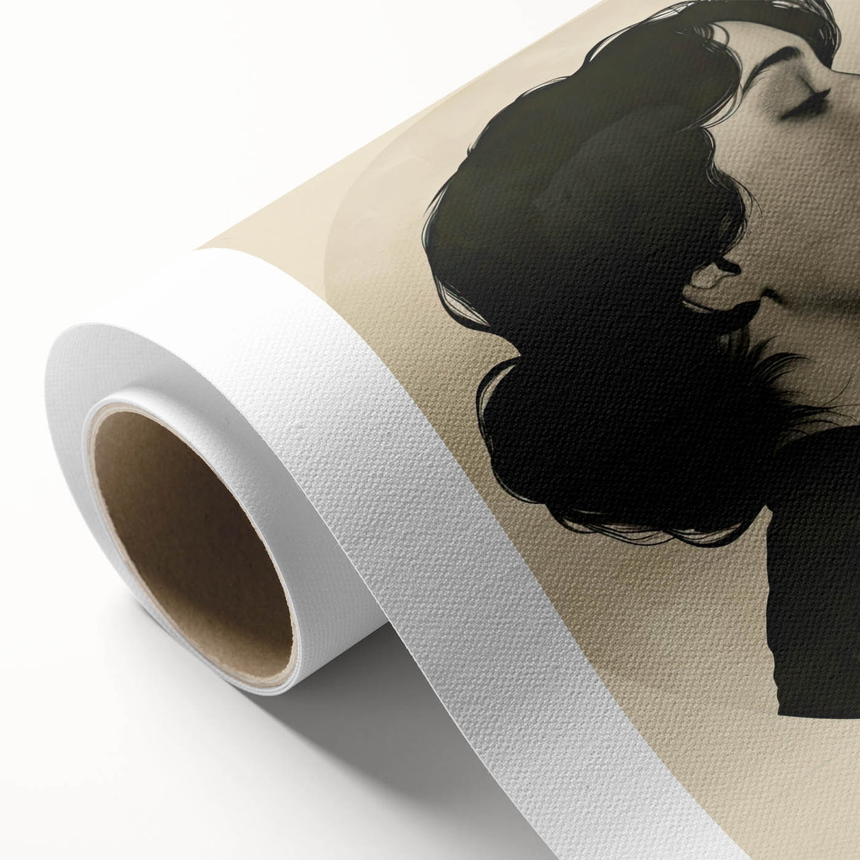 Elegant Dining Room Wall Art - Modern Black & White Portrait Print