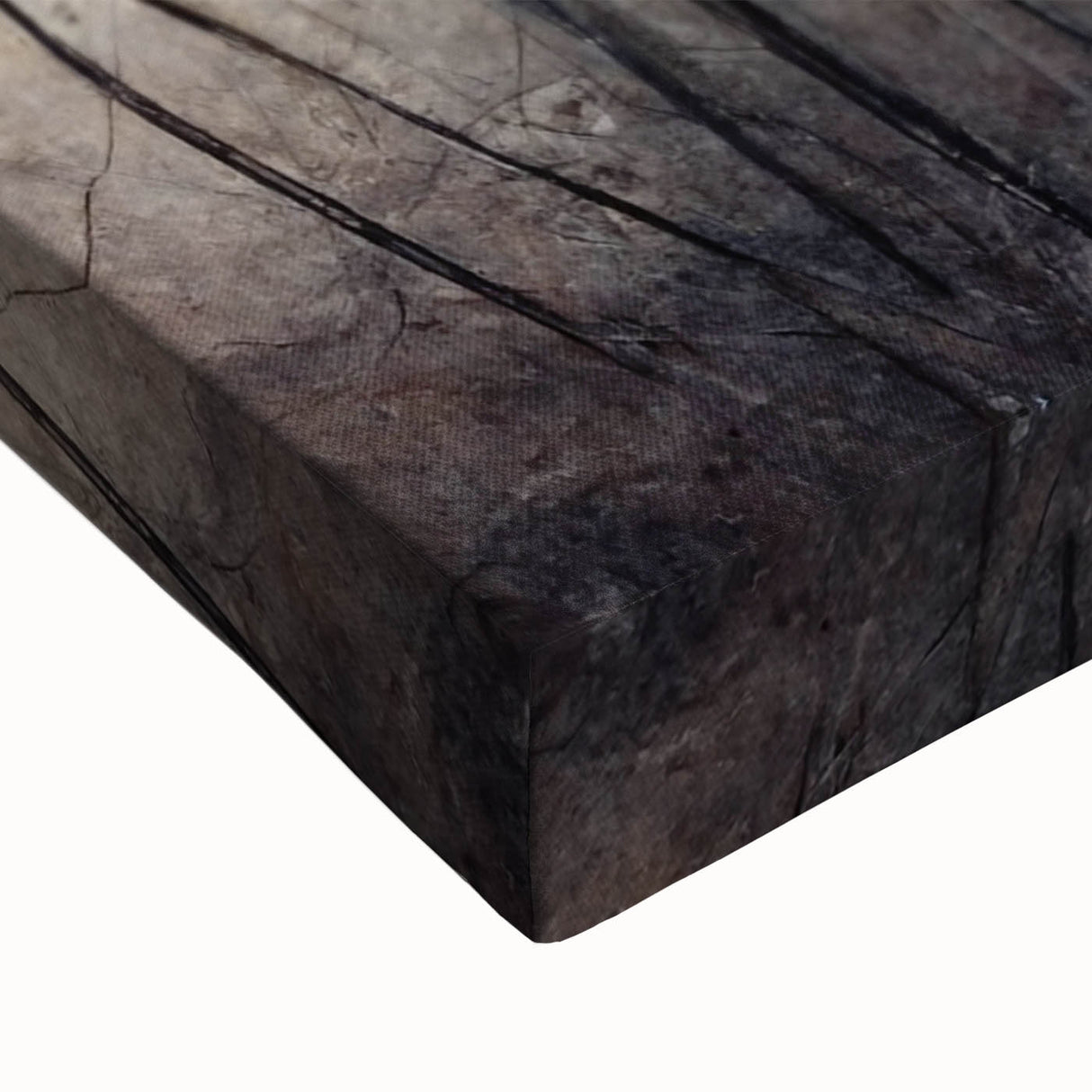 Close-up of vibrant abstract florals wall art on stretched canvas, showcasing intricate details and bold colors, perfect for enhancing modern decor.