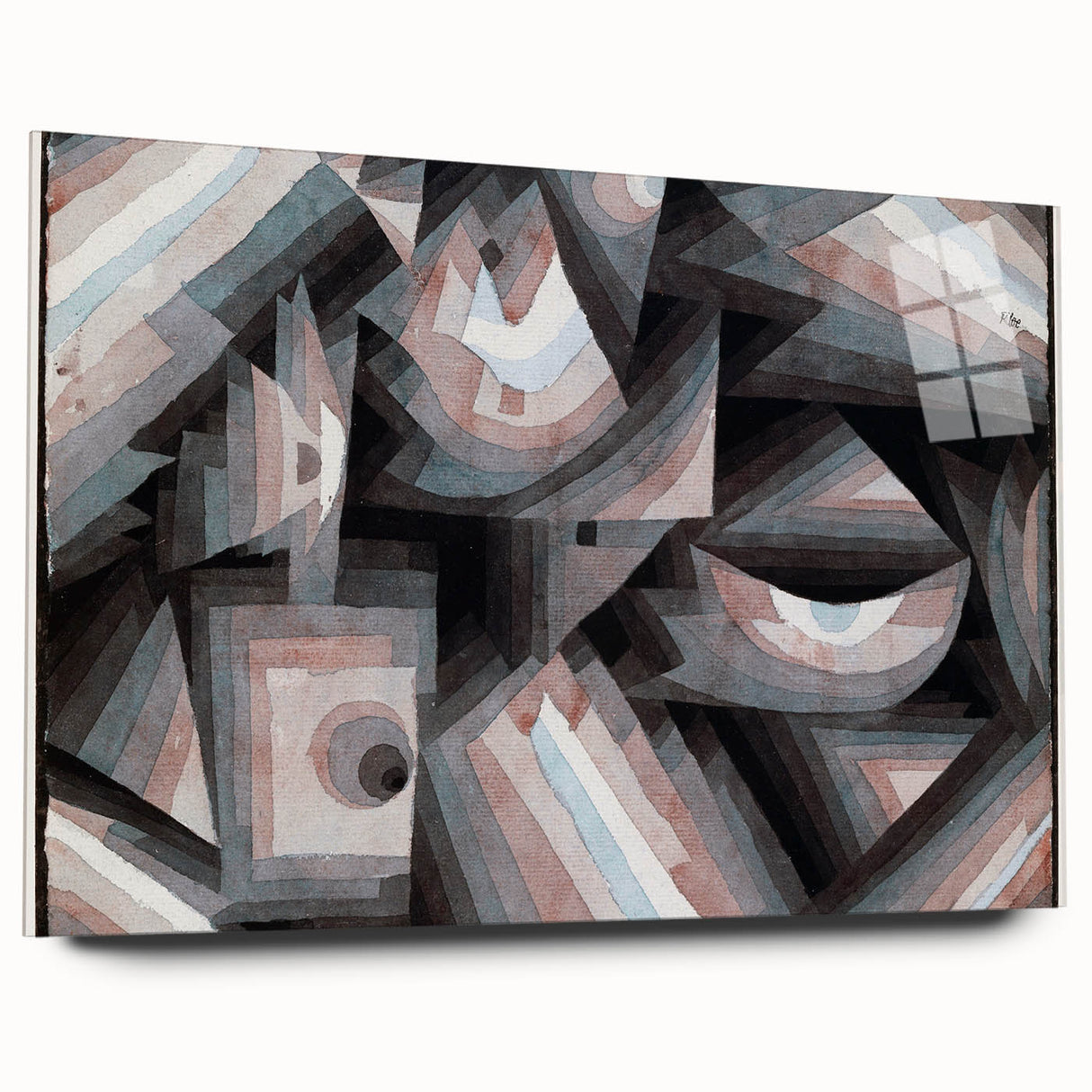 Modern Wall Art of Geometric Abstract Design - Minimalist Contemporary