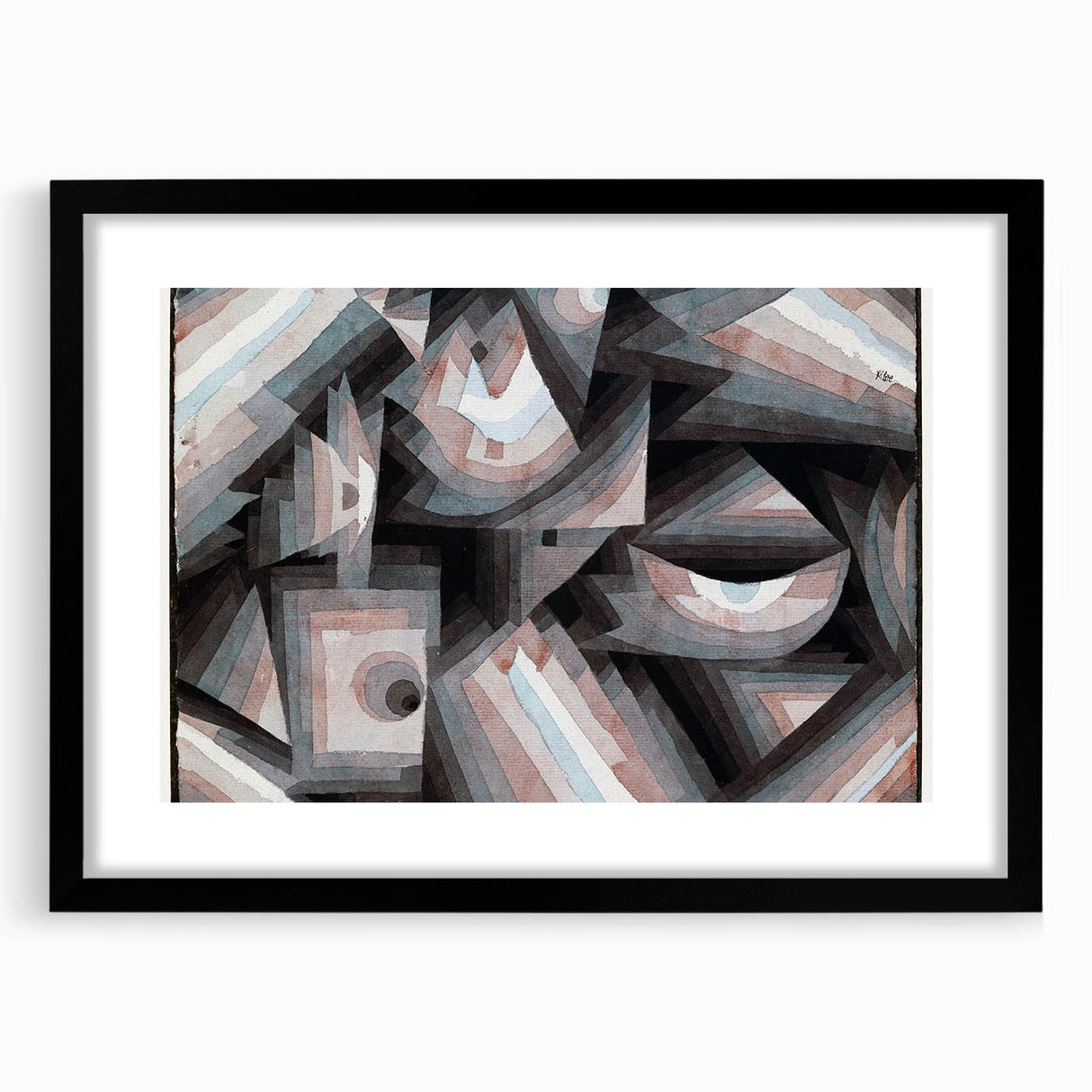 Modern Wall Art of Geometric Abstract Design - Minimalist Contemporary