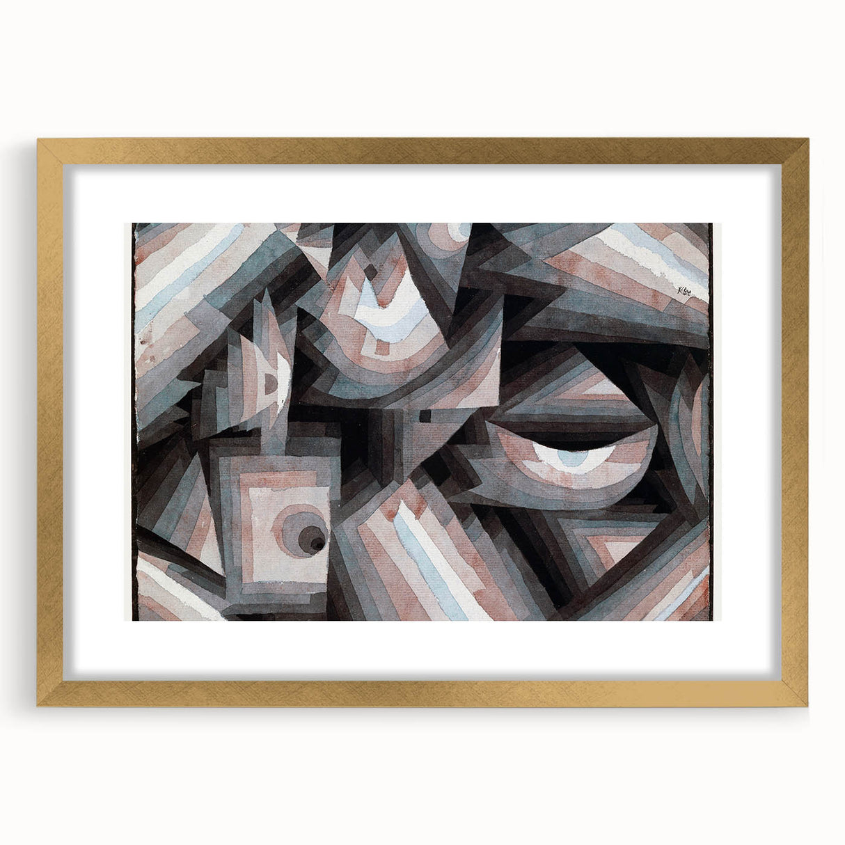 Modern Wall Art of Geometric Abstract Design - Minimalist Contemporary