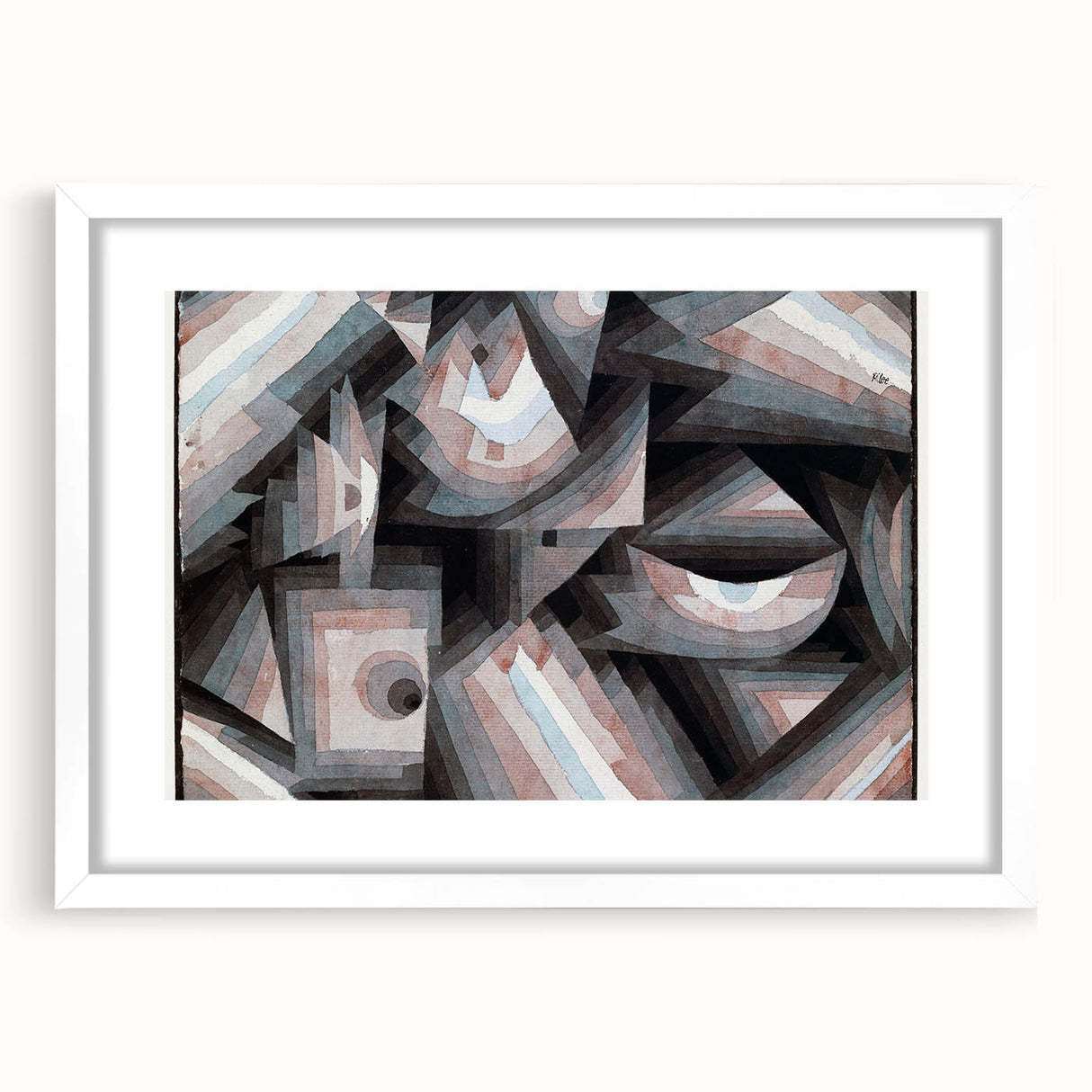 Modern Wall Art of Geometric Abstract Design - Minimalist Contemporary