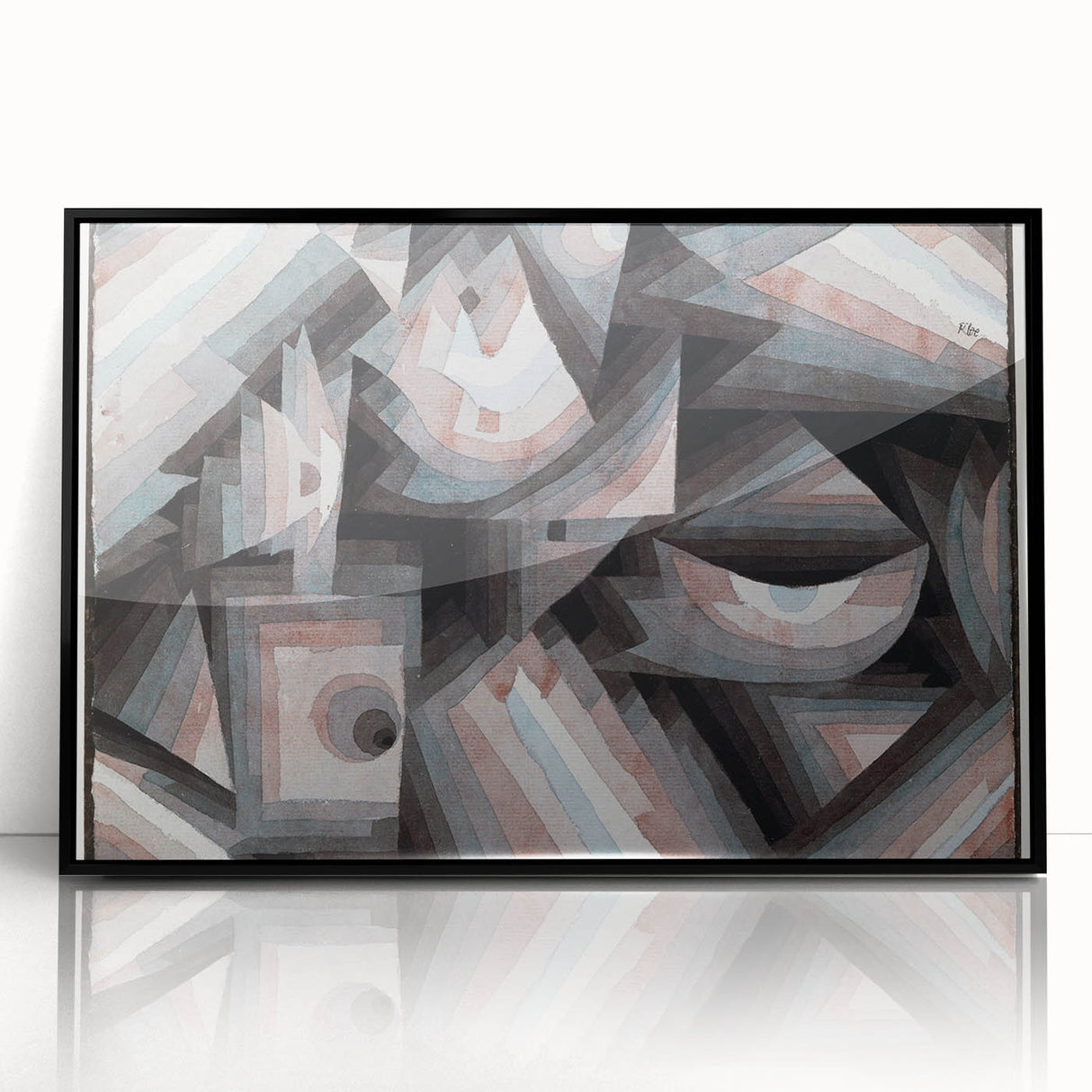 Modern Wall Art of Geometric Abstract Design - Minimalist Contemporary