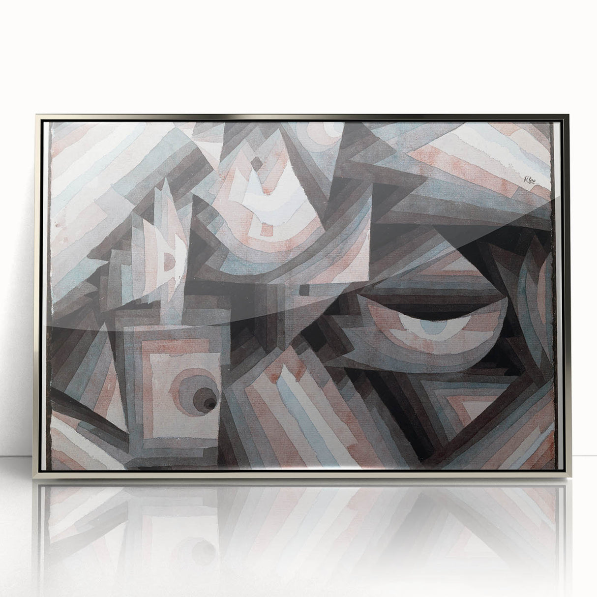 Modern Wall Art of Geometric Abstract Design - Minimalist Contemporary