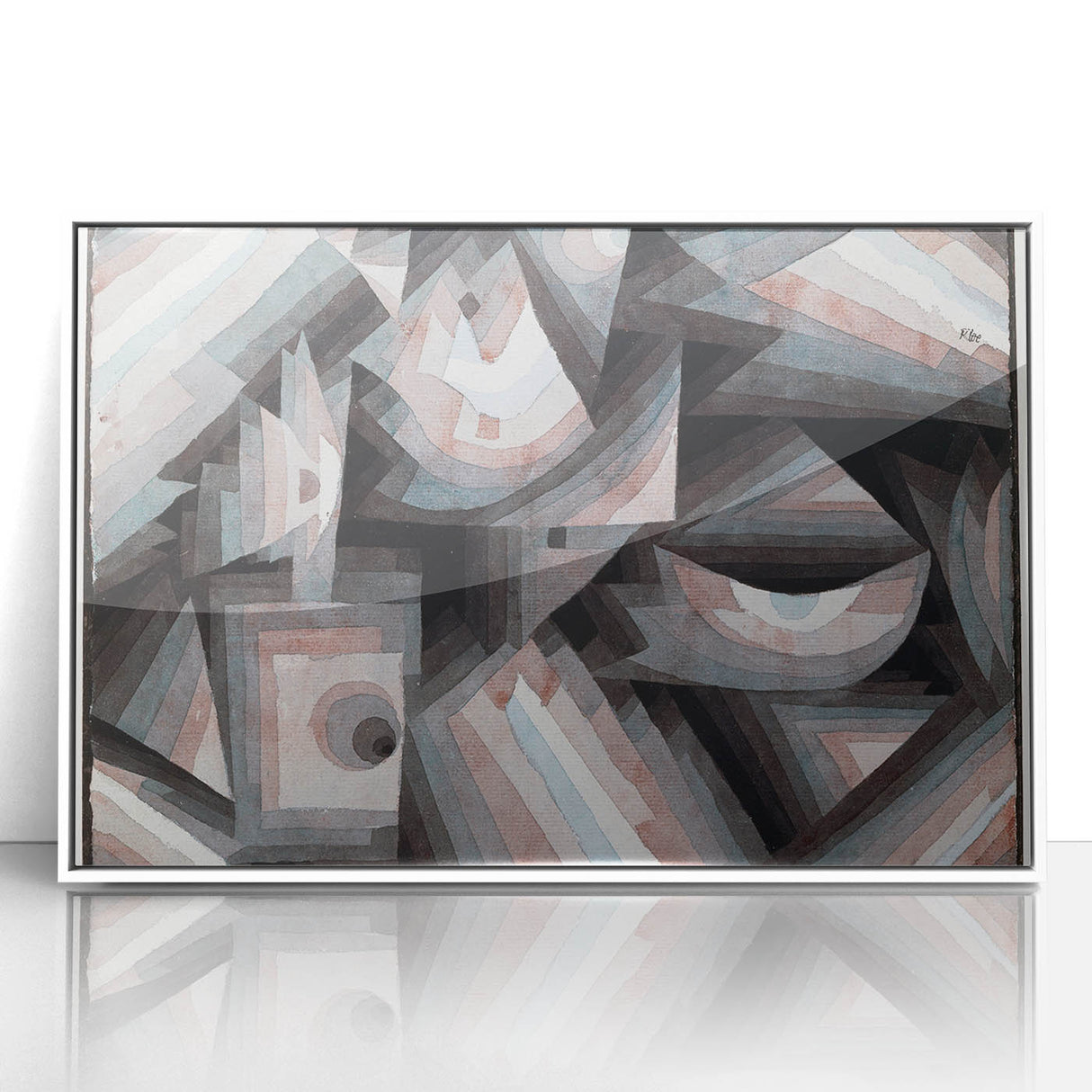 Modern Wall Art of Geometric Abstract Design - Minimalist Contemporary